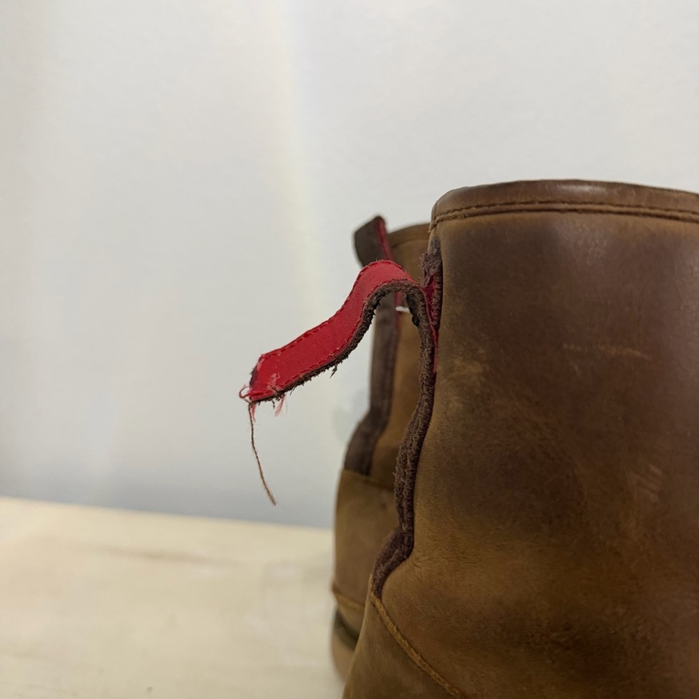 Ugg Brown Leather Harkey Waterproof Chukka Boots - Picture 4 of 9
